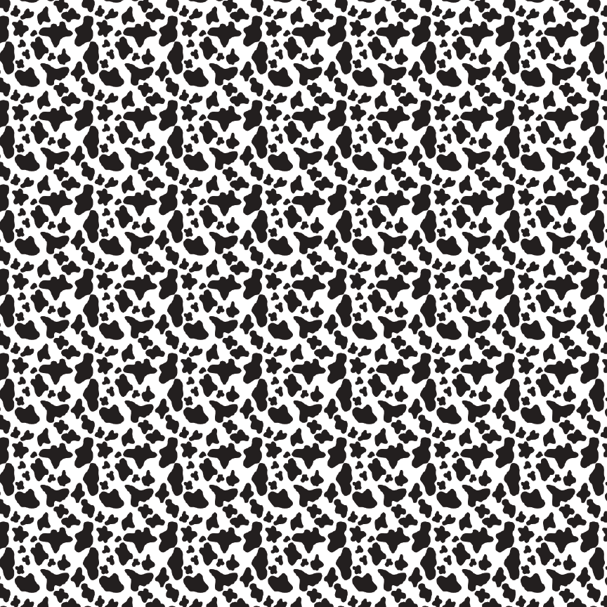 Itty Bitty Cow Print 2 Pattern Acrylic Sheets - CMB Pattern Acrylic